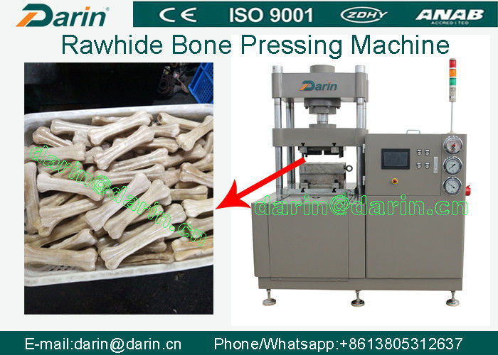 Pet Dog Chew Bone Pressed Rawhide Bones Pressing Machine PLC Control