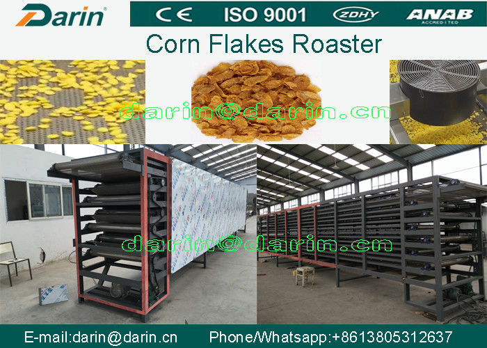 Corn flakes production line  / Corn Flakes Roaster with CE Certificate