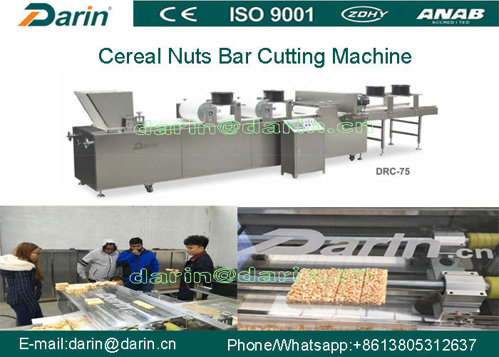 Cereal Bar Making Machine / Bar Shape Cereals Candy Cutting Machine