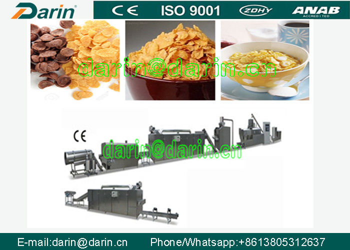 Energy saving and Multi functions Corn Flakes Processing Line / Making Machine
