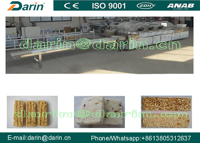Small Cereal Bar / chocolate Bar Making Machine with SS304 Material