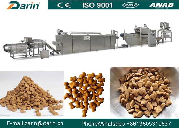 JINAN DARIN Pet Food Extruder Fish Pellet Production Line 5300 x 1100 x 2300mm