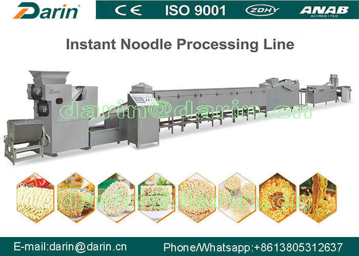 Commercial Instant Noodle Production Line with recipe , SS304 Material