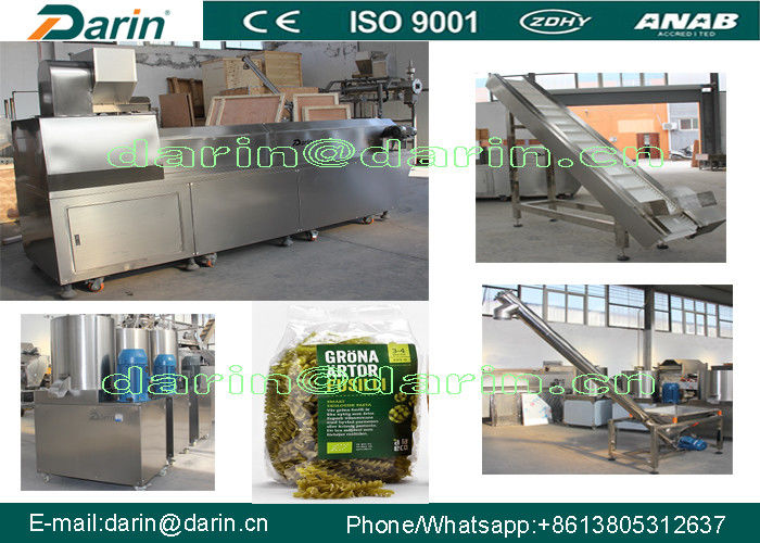 Pasta Macaroni Production Line With WEG Motor And Siemens Control PLC Use SUS304