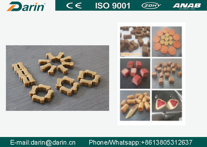 Automatic Chicken / fish / mutton Jerky meat Treats making Machine / Cold Extrusion Machine with Siemens PLC