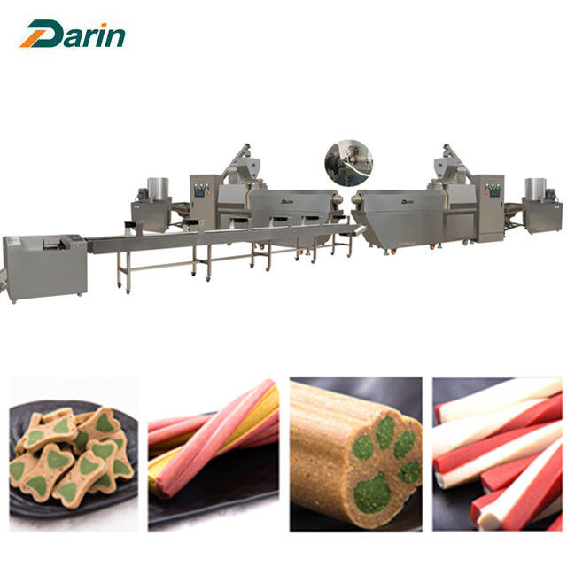 Single screw Dog Food Extruder dog pet chews  customizable Voltage