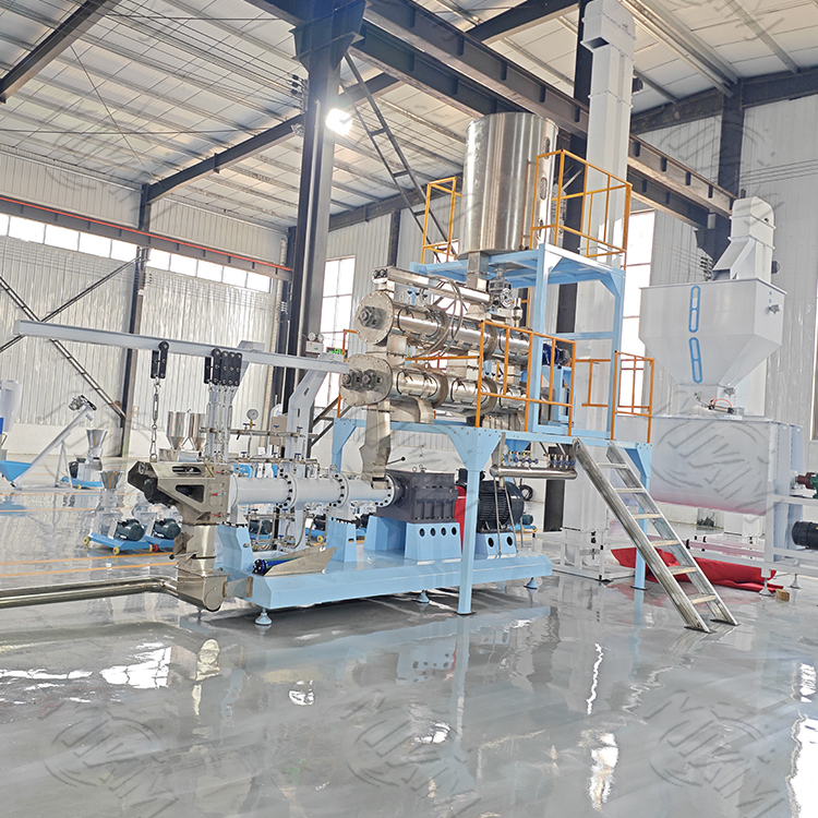 Twin Screw Extruder Machine for Pet Dog Fish Snack Production Line