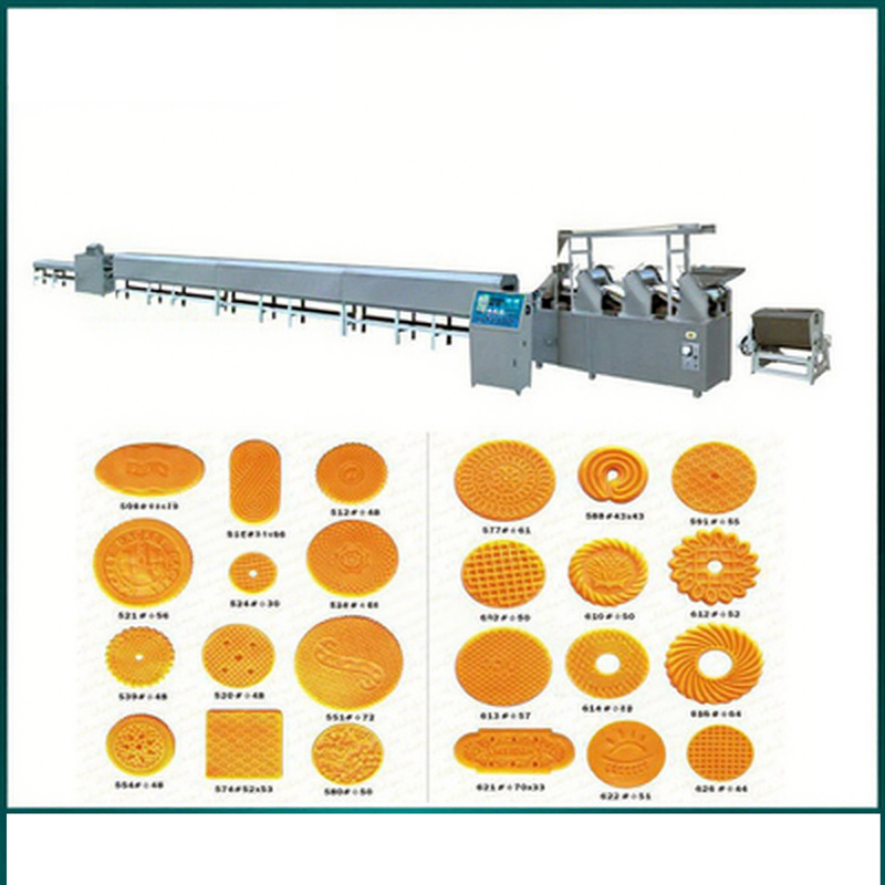 Automatic Pet Food Extruder various mold shape stainless steel biscuit production line