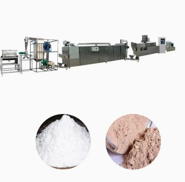 Multifunctional new condition nutritive powder processing line rice powder food maker equipment with CE ISO certificated