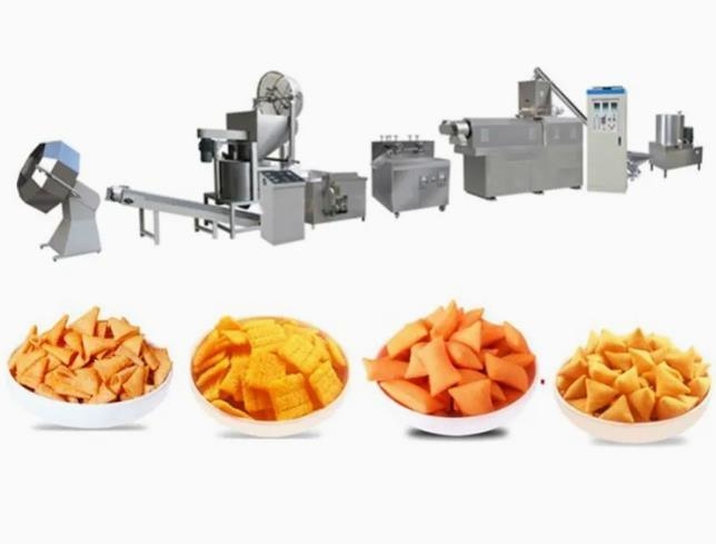 Automatic 3d& 2d Snack Crispy Chips/screw/shell/extruded Pellet Machine/fried Pellets Extruder Machine
