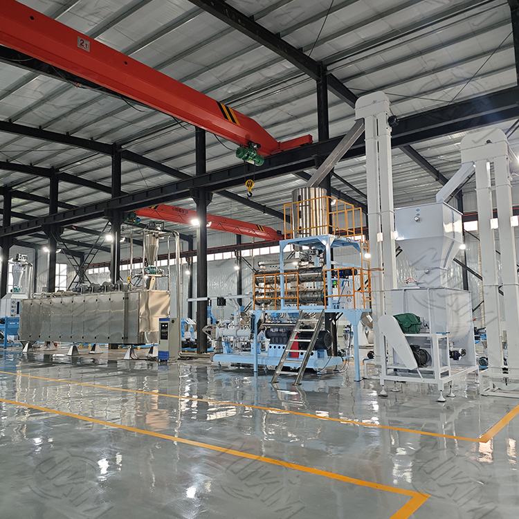 Dog / cat / bird / fish / Pet Food Making Machine - China Pet Feed Production Line with WEG Motor Three Year Guarantee