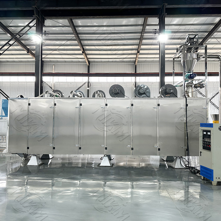 Dog Meat Strips Jerky Sticks Pet Food Extruder Machine With Auto Tray System