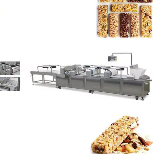 Automatic Cereal Bar Production Line For Energy Bar with SS304 Material and CE Standard