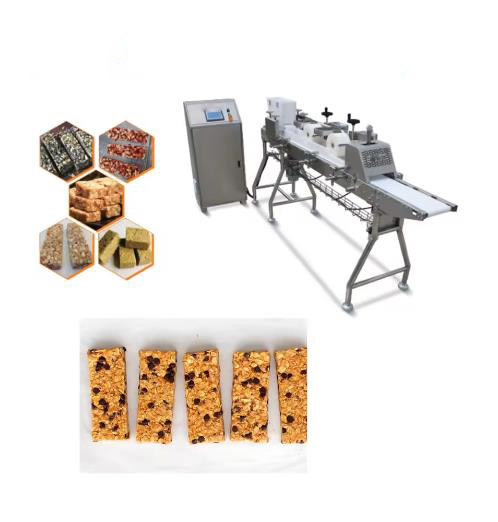 High Efficient Cross Cutting Granola Bar Production Line , Puff Corn Machine 30000-50000pcs/Hr