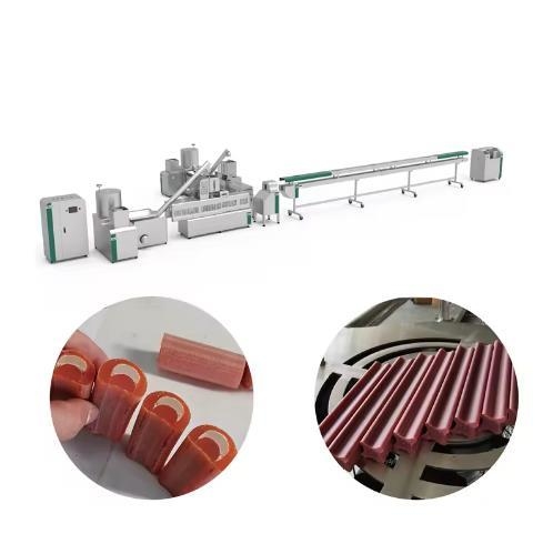 CE Approved Color munschy chew stick rawhide  pet food processing line