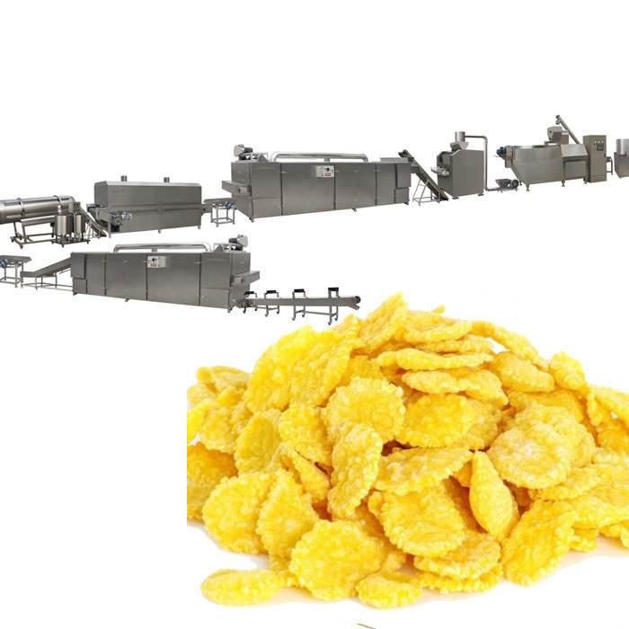 300KG/H Corn Flakes Processing Line Breakfast Cereal Production Line