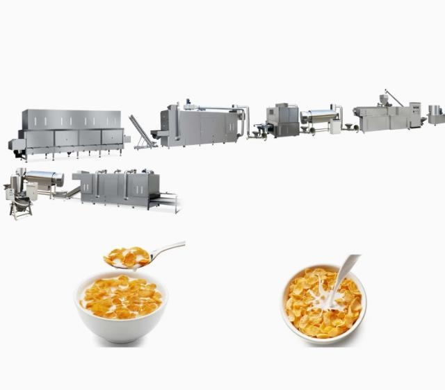 MK-65/70 Model Corn Flakes Processing Line / Rice Flakes Making Machine