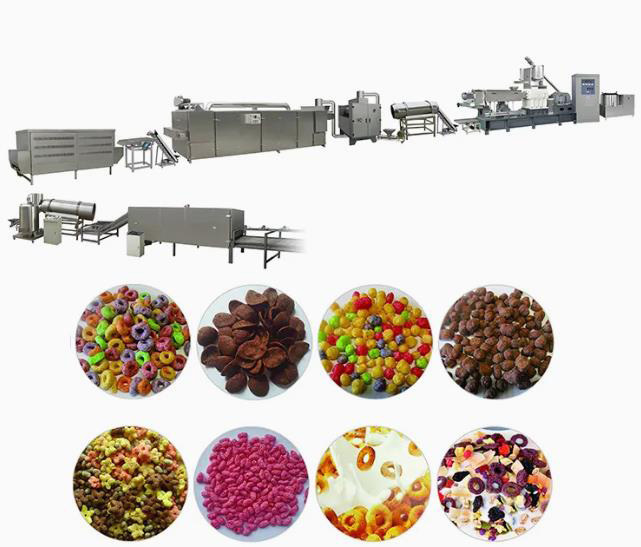 Maize flakes machinery / Corn flakes snack food production line