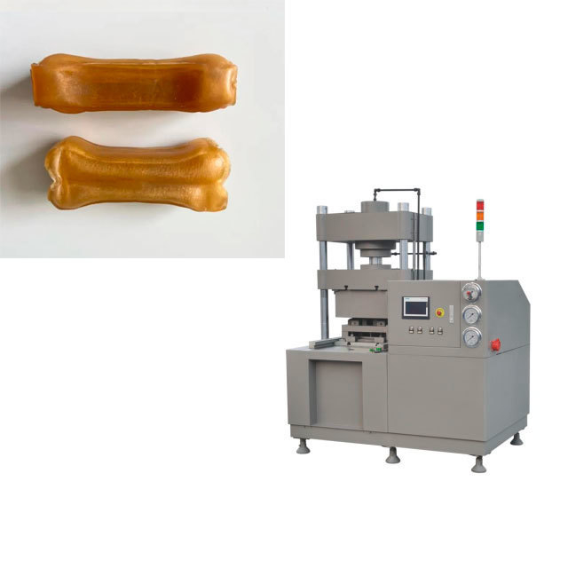 CE Approved Max 60 Ton Dog Bone Making Machine For Pressed Rawhide Bones