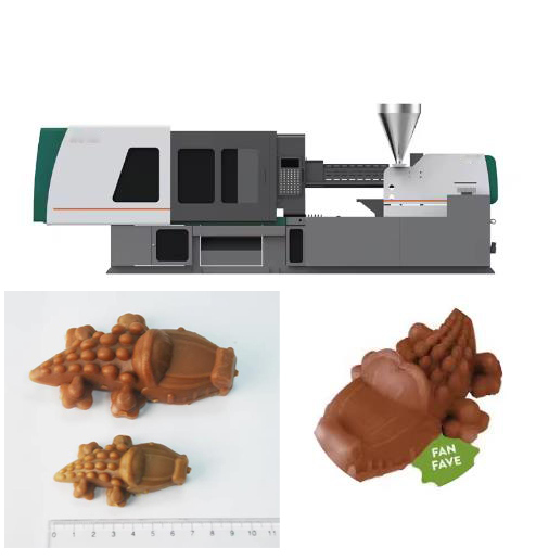 Chewing Moulded Dog Biscuit Making Machine Injection Moulding Pet Treat Machine For Dog Toy