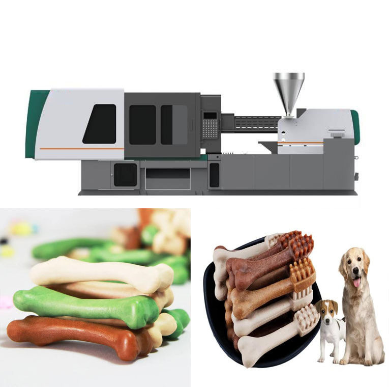 Various Shape Dog Chews Food Dog Treat Machine Pet Food Extruder 89kw 180rpm Screw Speed