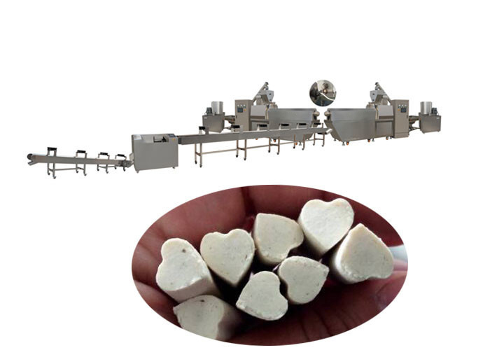 Dental Care Pet Food Production Dog Treats / Dog Chewing Gum Pet Snacks Processing