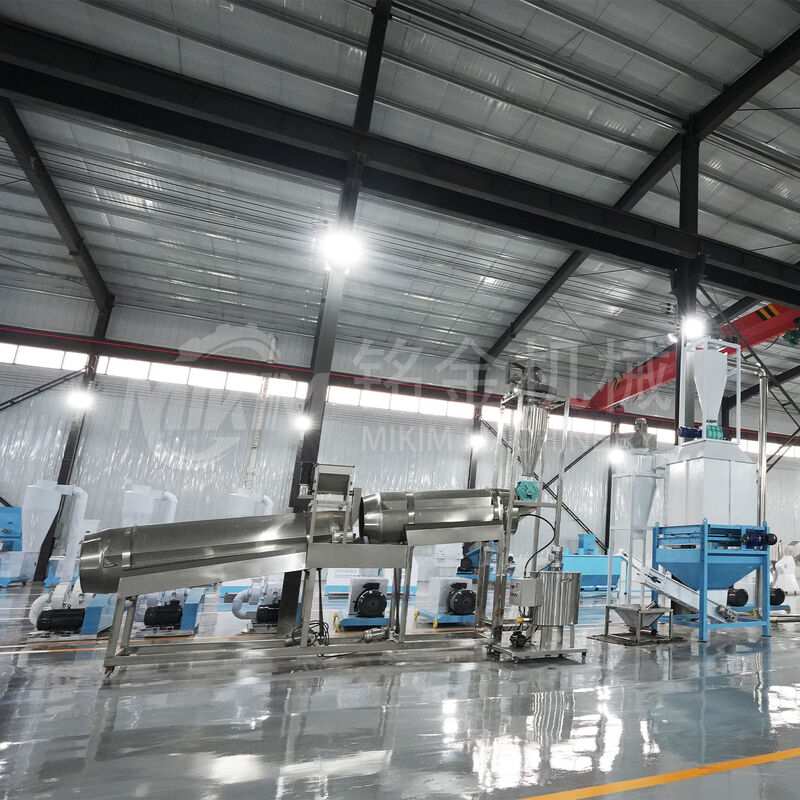 Double Screw Extruder Floating Fish & Animal Feed Pellet Production Line Machine 300-400kg/h High Productivity
