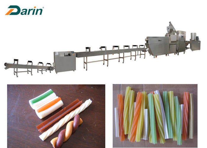 Ss Dental Care Dog Food Extruder Chewing Gum Snack Food Production Line