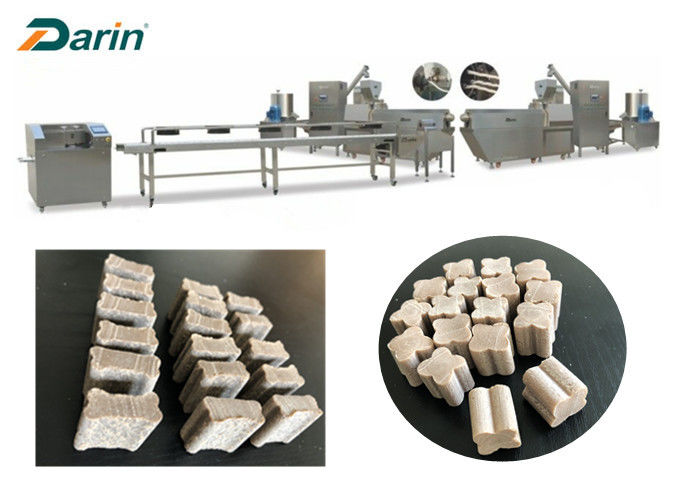 Ss PET Treat Machine Single / Double Color Treats Chewing Gum Production