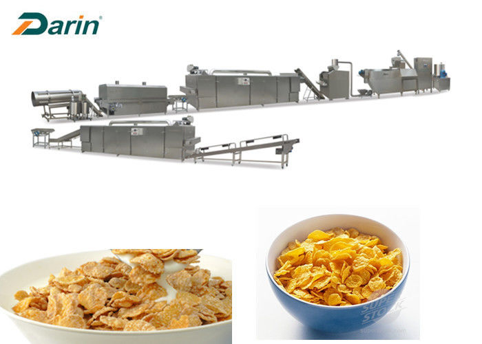 Kellog Crispy Cereal Corn Flakes Processing Line / Corn Flakes Production Line