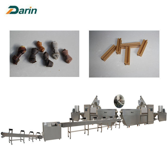 Dog Snacks Extruder Pet Food Processing Machinery With Long - Life Time