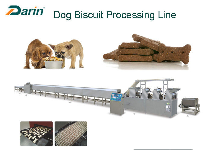 Crispy Dog Beloved Or Cat Beloved Biscuit Processing Line / Biscuit Making Machine