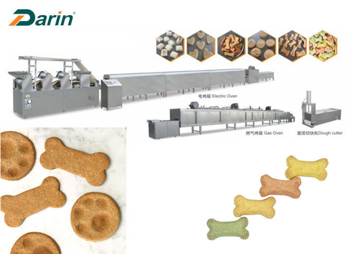 SUS304 Automatic Pet Dog Biscuit Making Machine Made By Stainless Steel