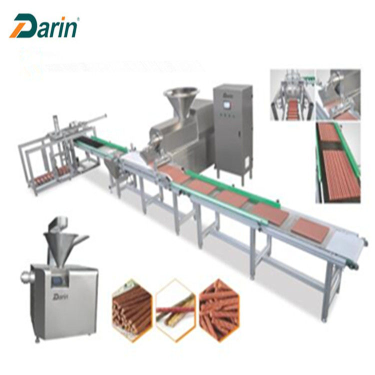 Auto Meat Strips Pet Food Production Line For Pet Nutrition Treats real Meat Strips with Rice