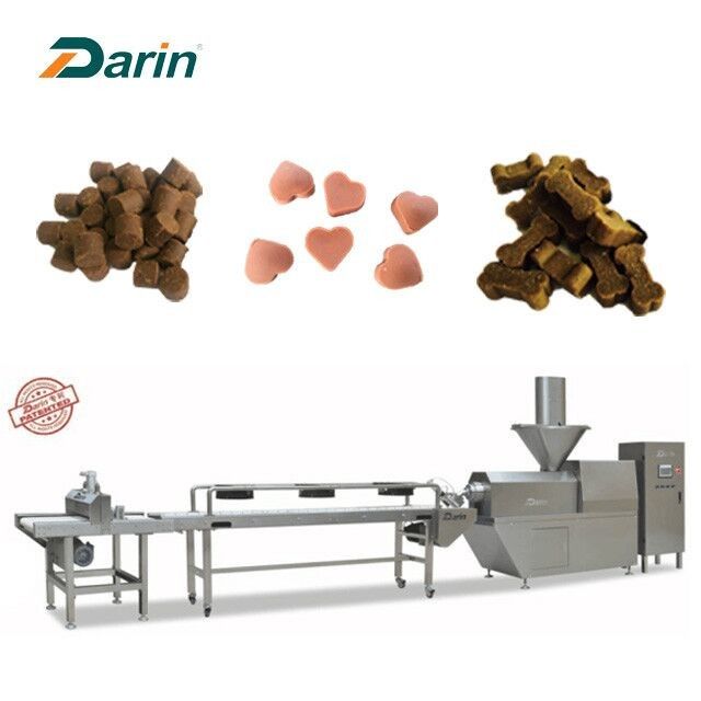 Jerky Meat Soft Dog Chewing Pet Food Production Line Siemens PLC