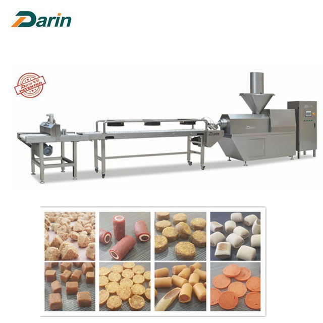 Meat Pet Jerky Snacks Pet Food Production Line Cold Extruded